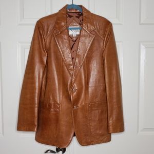 Remy Leather Blazer